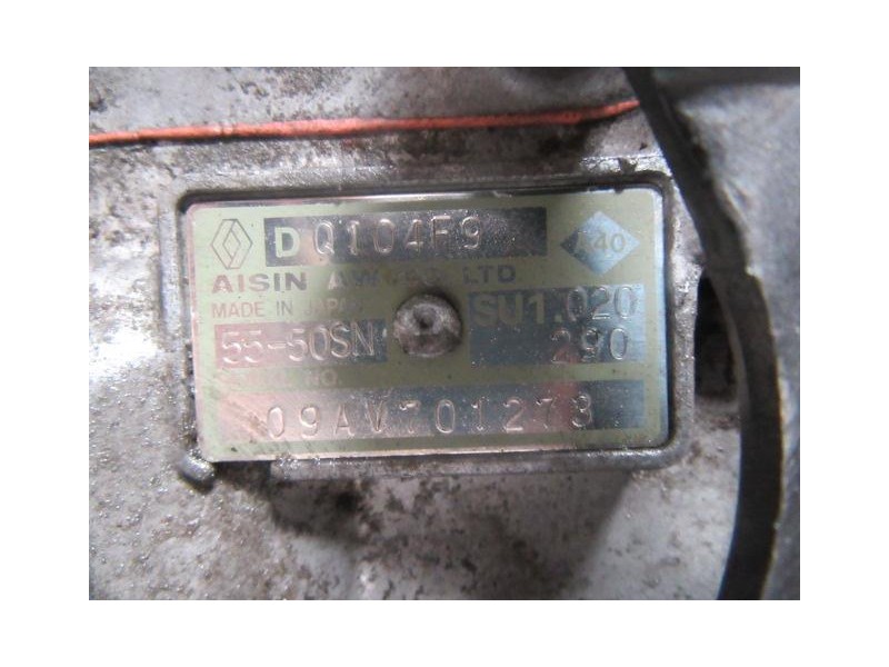 Recambio de cambio automatico : renault vel satis : 3.5 g /v4y a7 (240,65cv)5pautomatico [2009] para renault vel satis 3.5 g /v4