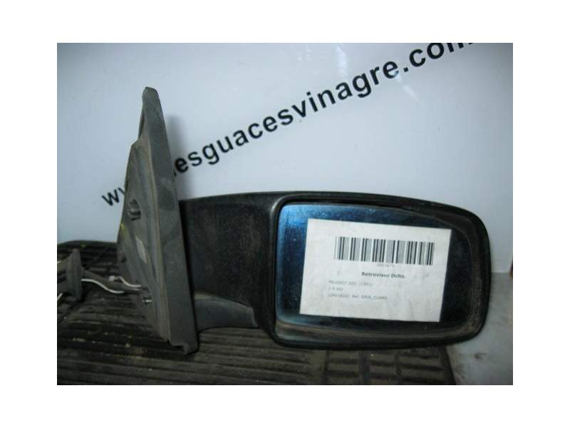Recambio de retrovisor derecho para peugeot 605 1.9 sri referencia OEM IAM GRIS_CLARO  