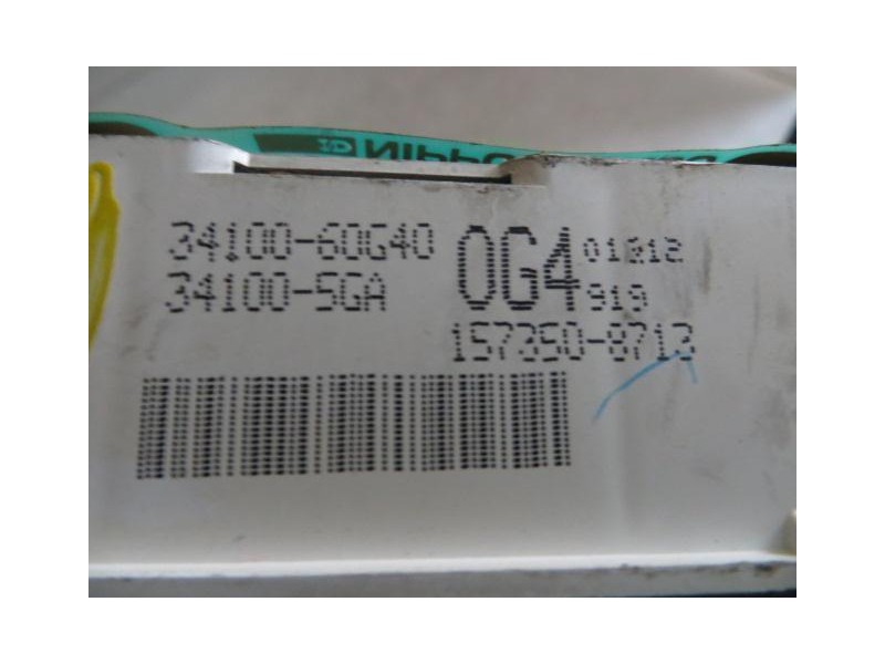 Recambio de cuadro instrumentos : suzuki baleno : 1.6 g/g16b (98,6cv) 16v 4p [1996] para suzuki baleno 1.6 g/g16b   16v referenc