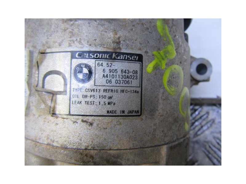 Recambio de aire acondicionado : bmw x3 : 2.0 td (149,56cv) 6v [2007] para bmw x3 2.0 td 6v referencia OEM IAM 6905643-08  