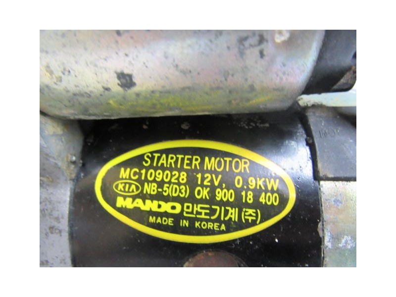 Recambio de motor arranque : kia sephia : 1.5 g /bf (88,37cv) [2000] para kia sephia 1.5 g /bf referencia OEM IAM MC109028  