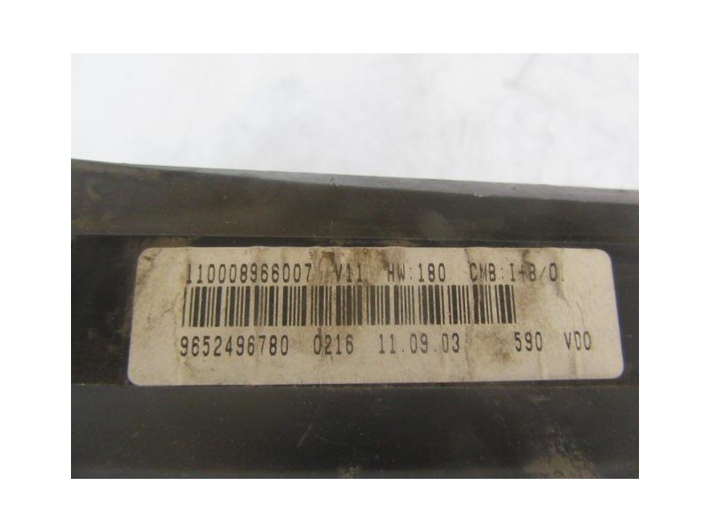 Recambio de cuadro instrumentos : citroen xsara picasso : 2.0 d -rhy (89,73cv) 5p [2003] para citroen xsara picasso 2.0 d -rhy r