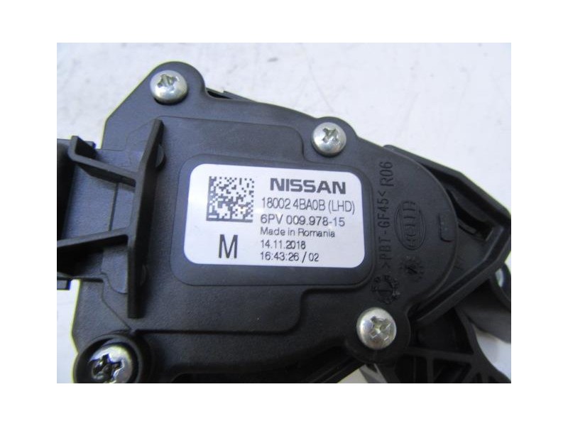 Recambio de potenciómetro aceleración : renault kadjar : 1.5 dci (115,57cv) [2019] para renault kadjar 1.5 dci referencia OEM IA