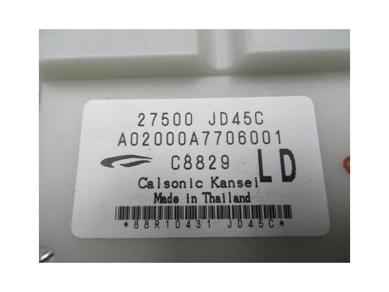 Recambio de mandos calefaccion : nissan qashqai : 1.5 dci (106,05cv) [2009] para nissan qashqai 1.5 dci referencia OEM IAM 27500