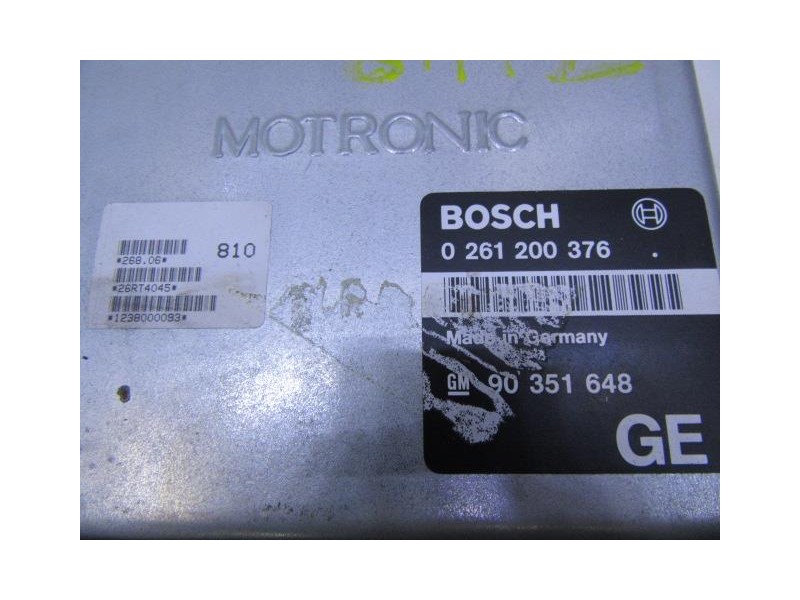 Recambio de centralita : opel vectra : 2.0 g (115,57cv) [1993] para opel vectra 2.0 g referencia OEM IAM 0261200376  