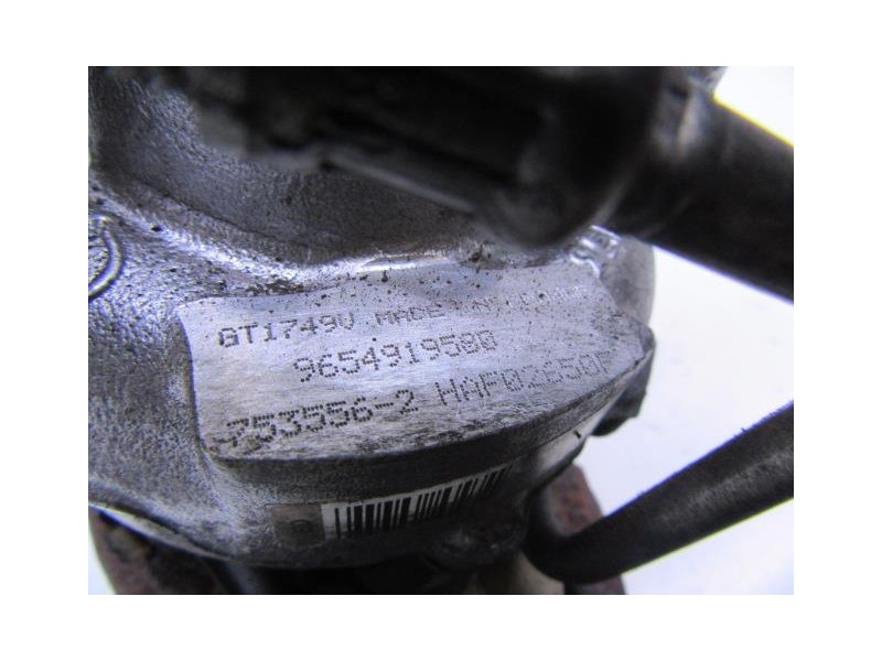 Recambio de turbo : peugeot 307 : 2.0 hdi [2004] para peugeot 307 2.0 hdi referencia OEM IAM 9654919580GARRETT  