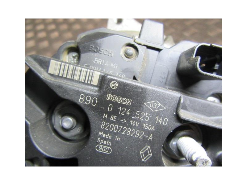 Recambio de alternador : nissan qashqai : 1.5 dci (106,05cv) [2009] para nissan qashqai 1.5 dci referencia OEM IAM 0124525140150