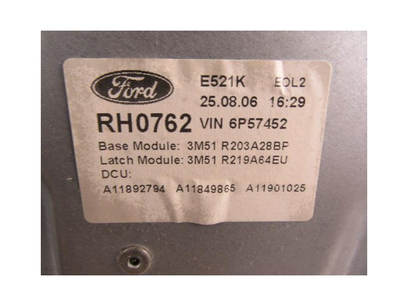Recambio de elevalunas elec. del. dch. : ford c max : 1.6 tdci (89,73cv) [2006] para ford c max 1.6 tdci referencia OEM IAM ELEC