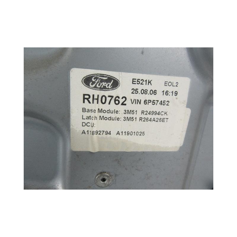 Recambio de elevalunas elec. tra. dch. : ford c max : 1.6 tdci (89,73cv) [2006] para ford c max 1.6 tdci referencia OEM IAM MANU