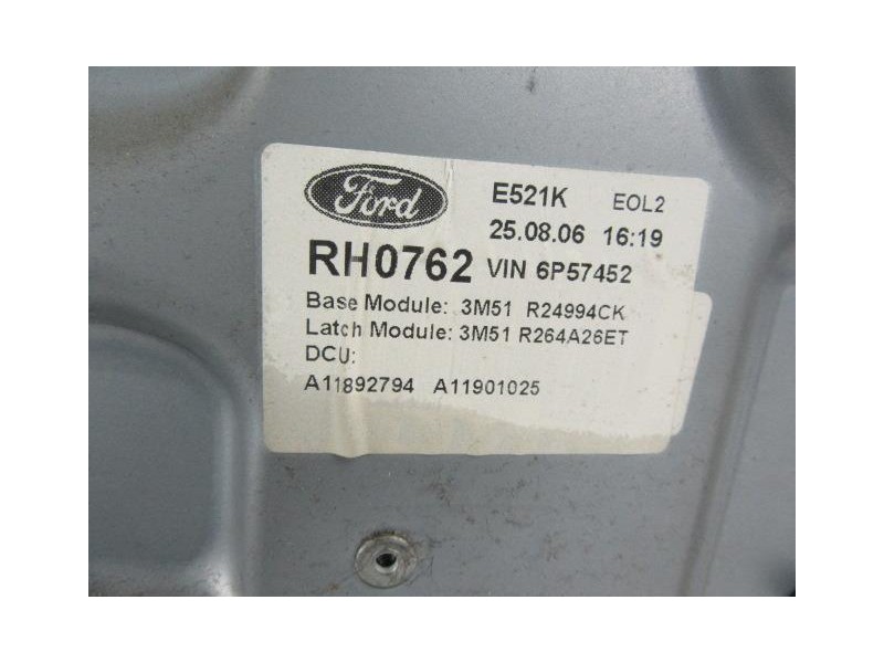 Recambio de elevalunas elec. tra. dch. : ford c max : 1.6 tdci (89,73cv) [2006] para ford c max 1.6 tdci referencia OEM IAM MANU