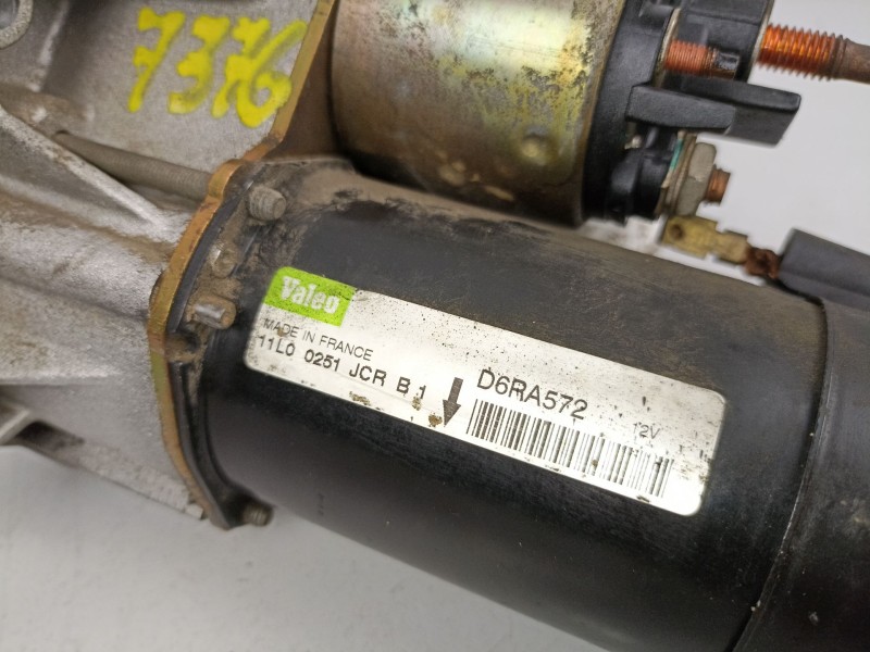 Recambio de motor arranque para citroen xsara 1.6 g referencia OEM IAM D6RA572  
