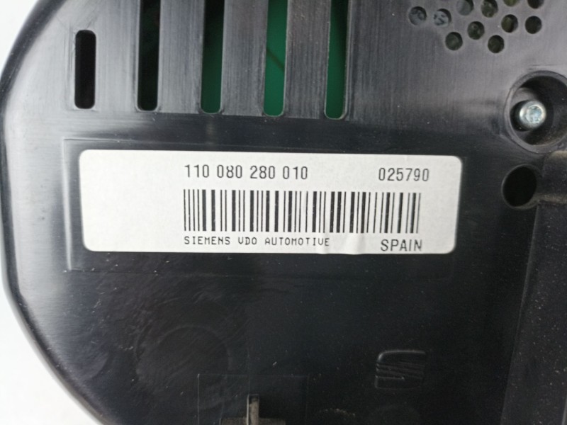 Recambio de cuadro instrumentos para seat altea 1.9 tdi referencia OEM IAM 110080280010  