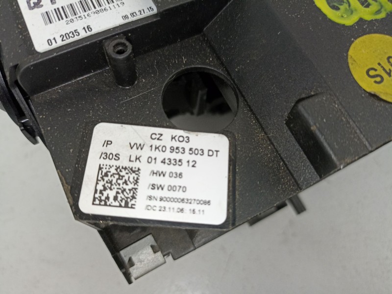 Recambio de mando luces y limpias para seat altea 1.9 tdi referencia OEM IAM 1K0953513A  