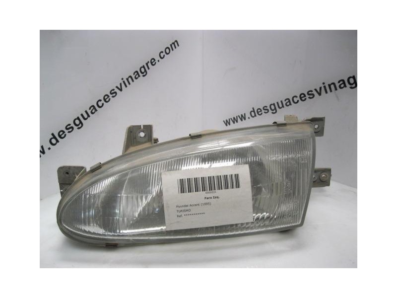 Recambio de faro izq. : hyundai accent : turismo [1995] para hyundai accent turismo referencia OEM IAM   