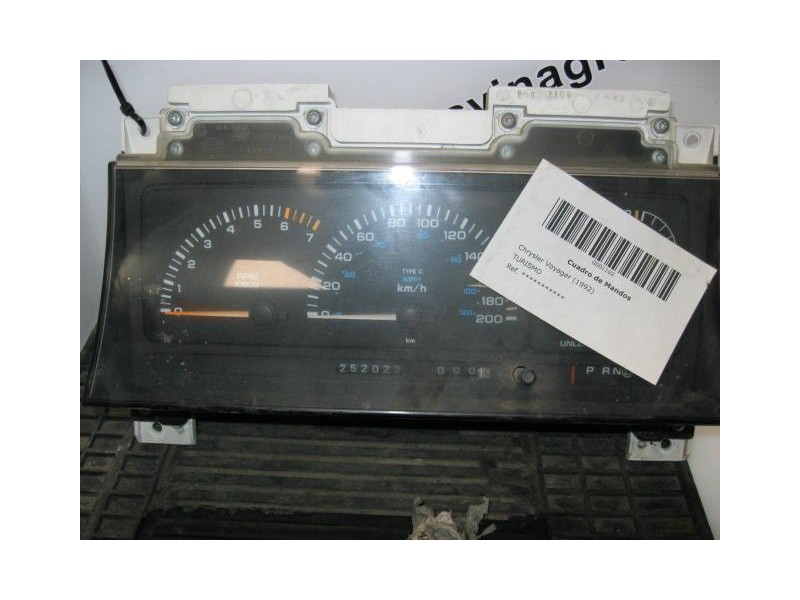 Recambio de cuadro instrumentos : chrysler voyager : 3.3 i v6 automatica [1992] para chrysler voyager 3.3 i v6 automatica refere