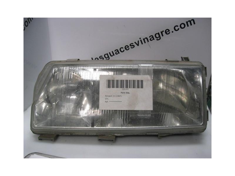 Recambio de faro izq. : renault 11 : gtl [1987] para renault 11 gtl referencia OEM IAM   