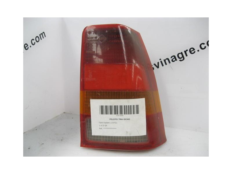 Recambio de piloto trasero dch. : opel kadett : 1.6 d-5p [1988] para opel kadett 1.6 d-5p referencia OEM IAM   