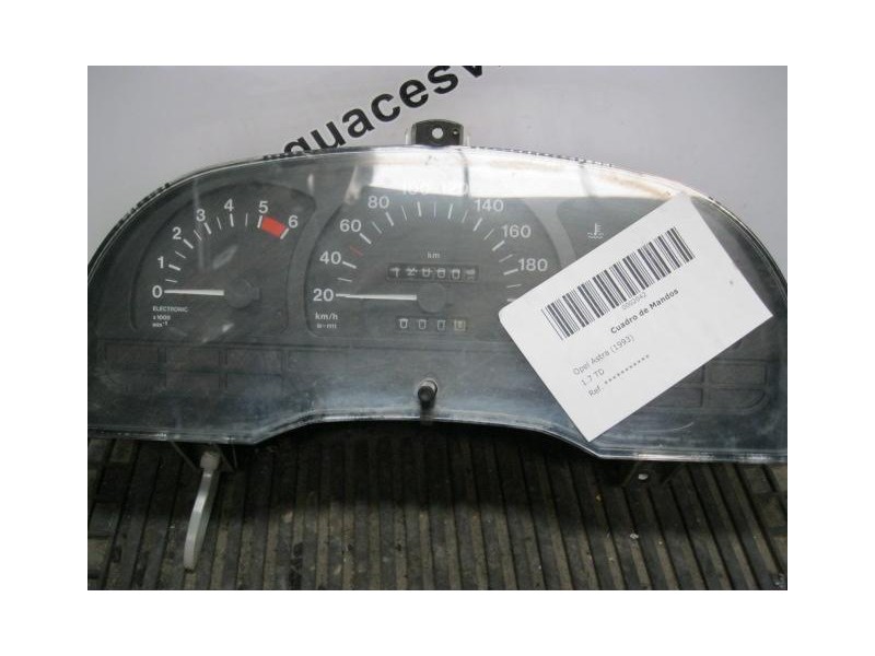 Recambio de cuadro instrumentos : opel astra : 1.7 td [1993] para opel astra 1.7 td referencia OEM IAM   