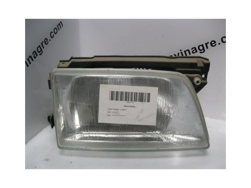 Recambio de faro dcho. : opel kadett : gsi 2.0 [1987] para opel kadett gsi 2.0 referencia OEM IAM   