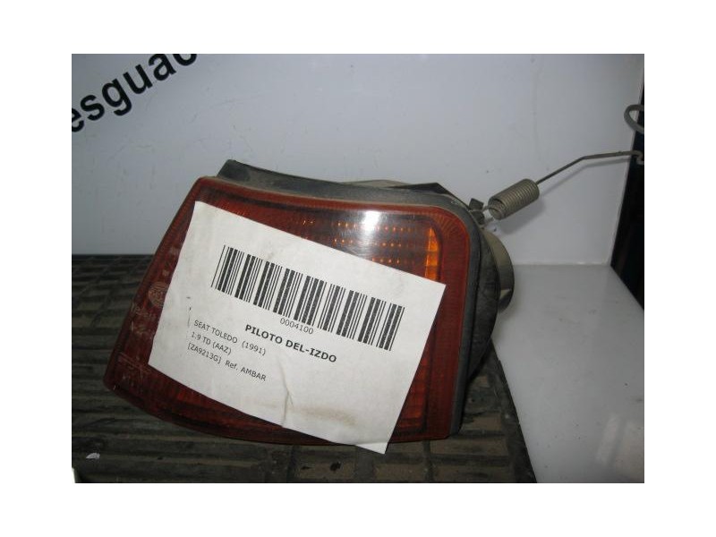 Recambio de piloto del. izq. : seat toledo : 1.9 diesel [1992] para seat toledo 1.9 diesel referencia OEM IAM AMBAR  
