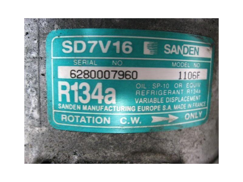 Recambio de aire acondicionado : peugeot 306 : 1.9 d ( wjz ) [1999] para peugeot 306 1.9 d ( wjz ) referencia OEM IAM SD7V16-R13