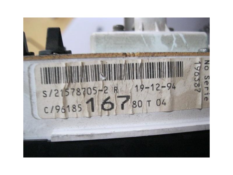 Recambio de cuadro instrumentos : citroen xantia : 1.9 td ( d8b ) [1995] para citroen xantia 1.9 td ( d8b ) referencia OEM IAM P