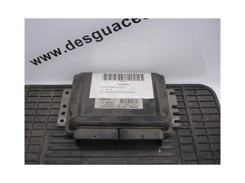 Recambio de centralita : renault megane : 1.6 16v g [2000] para renault megane 1.6 16v g referencia OEM IAM 04055202307439-SIEME