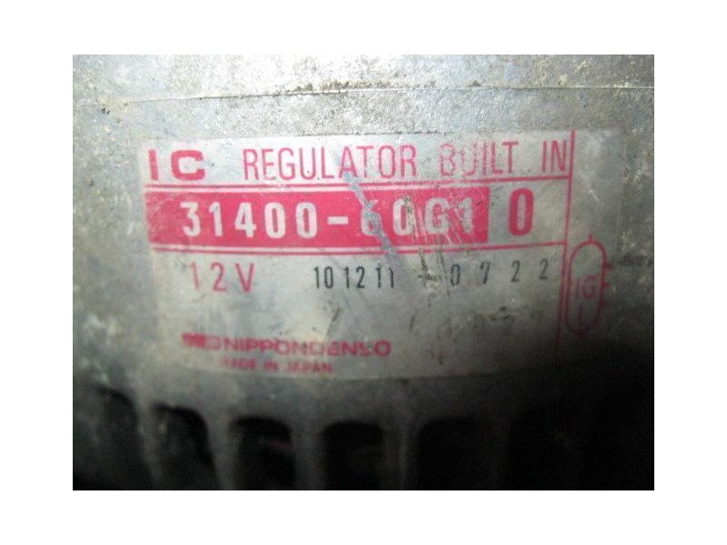 Recambio de alternador : suzuki baleno : 1.6 g 16v ( g16b ) [1995] para suzuki baleno 1.6 g 16v ( g16b ) referencia OEM IAM 3140