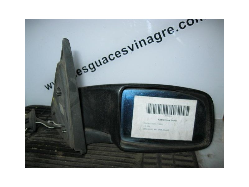 Recambio de retrovisor dcho. : peugeot 605 : 1.9 sri [1991] para peugeot 605 1.9 sri referencia OEM IAM GRIS_CLARO  
