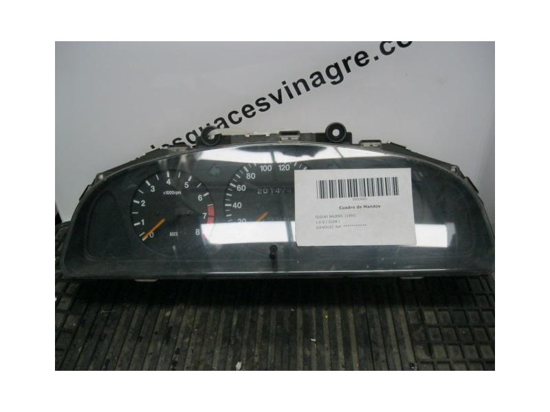 Recambio de cuadro instrumentos : suzuki baleno : 1.6 g 16v ( g16b ) [1995] para suzuki baleno 1.6 g 16v ( g16b ) referencia OEM