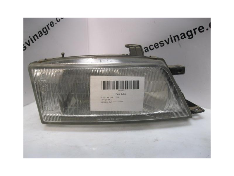 Recambio de faro dcho. : suzuki baleno : 1.6 g 16v ( g16b ) [1995] para suzuki baleno 1.6 g 16v ( g16b ) referencia OEM IAM   
