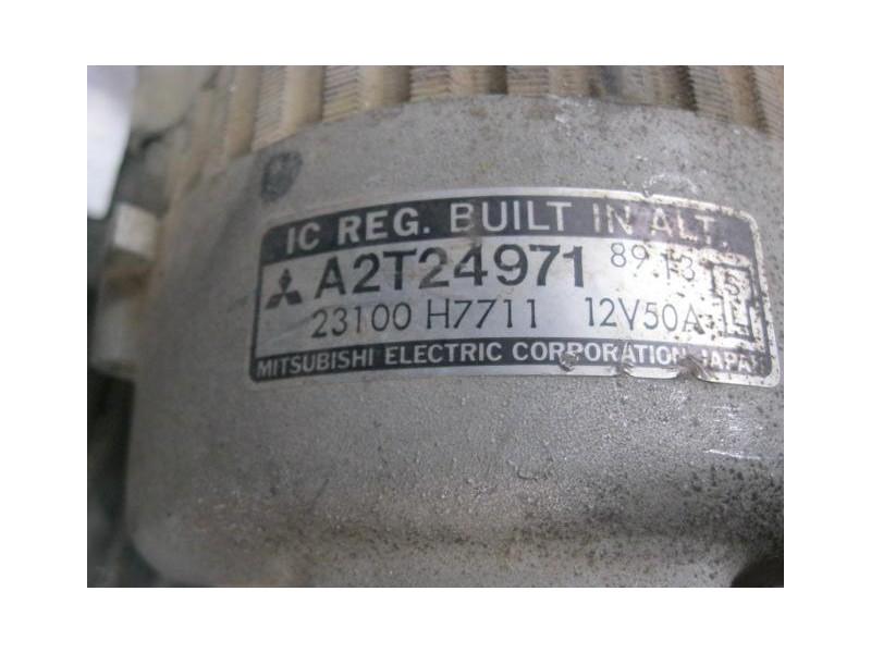 Recambio de alternador : nissan vanette : 1.5 g ( a15 ) [1989] para nissan vanette 1.5 g ( a15 ) referencia OEM IAM A2T24971-MIT