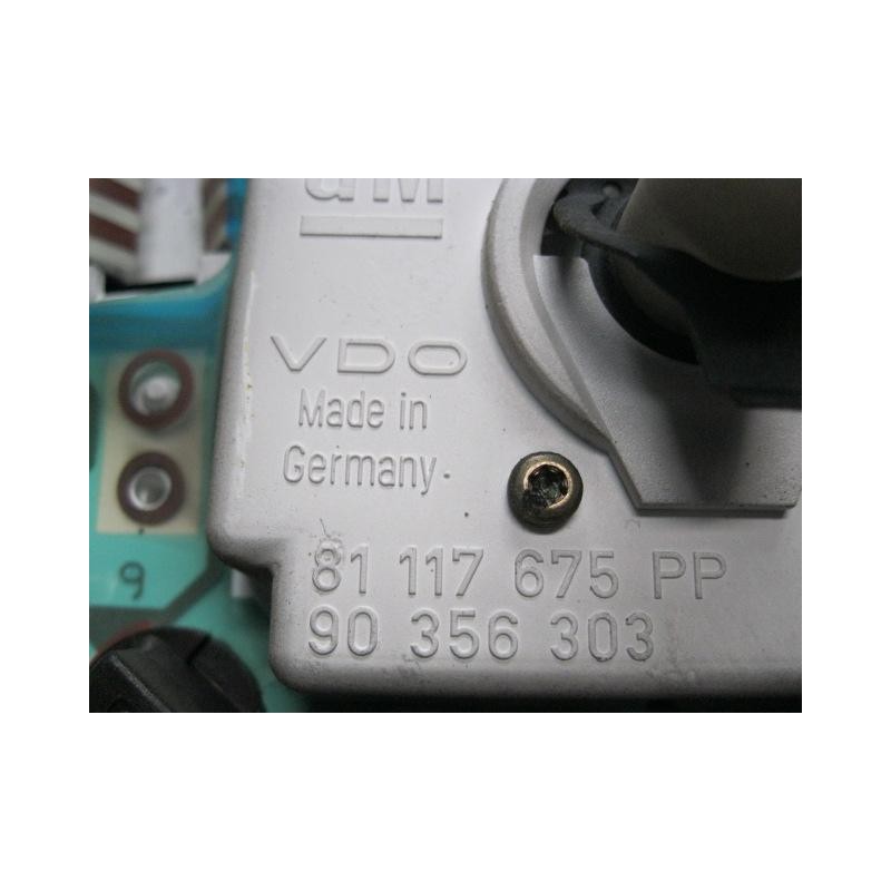 Recambio de cuadro instrumentos : opel astra : 1.7 td 1.7 td (x17dtl) [1997] para opel astra 1.7 td 1.7 td (x17dtl) referencia O