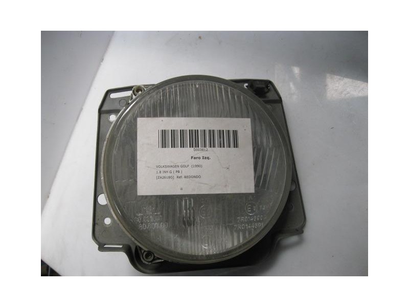 Recambio de faro izq. : volkswagen golf : 1.8 iny g ( pb ) [1990] para volkswagen golf 1.8 iny g ( pb ) referencia OEM IAM REDON