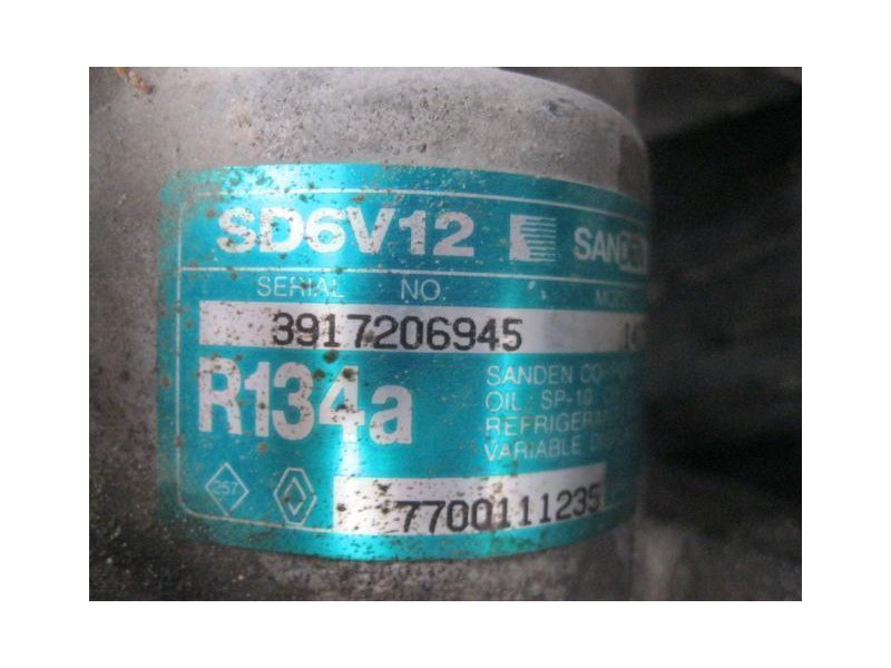 Recambio de aire acondicionado : renault kangoo : 1.9 d [1999] para renault kangoo 1.9 d referencia OEM IAM SD6V12-R134A  