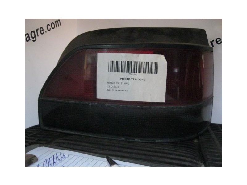 Recambio de piloto trasero dch. : renault clio : 1.1 g ( cie ) [1991] para renault clio 1.1 g ( cie ) referencia OEM IAM   