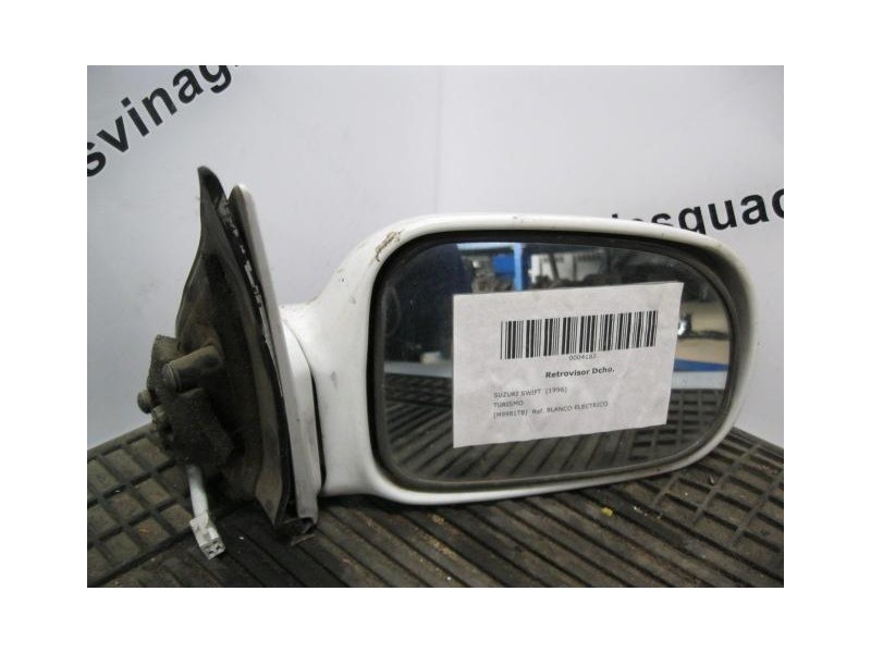 Recambio de retrovisor dcho. : suzuki swift : 1.3 g/g13b [1996] para suzuki swift 1.3 g/g13b referencia OEM IAM BLANCO-ELECTRICO