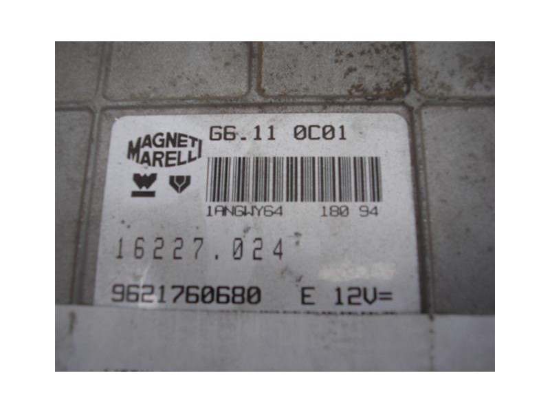 Recambio de centralita : citroen ax : 1.4 g (hoz) [1994] para citroen ax 1.4 g (hoz) referencia OEM IAM 9621760680-MAGNETI_MAREL