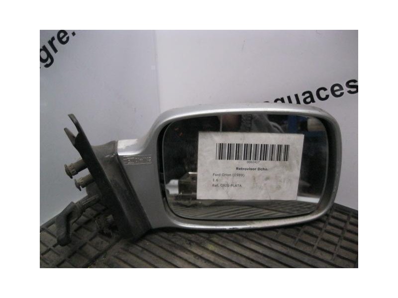 Recambio de retrovisor dcho. : ford orion : 1.6 [1989] para ford orion 1.6 referencia OEM IAM GRIS-PLATA  