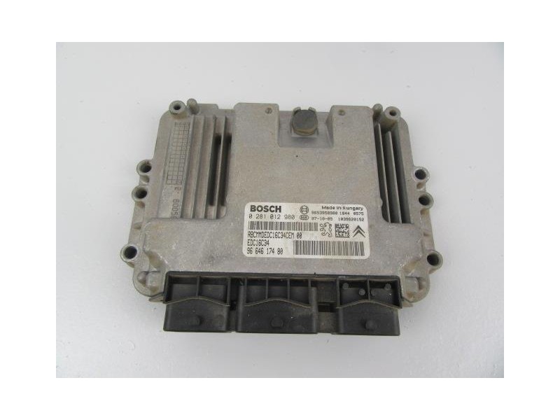 Recambio de centralita : citroen c 4 : 1.6 hdi picasso [2008] para citroen c 4 1.6 hdi picasso referencia OEM IAM 0281012980  