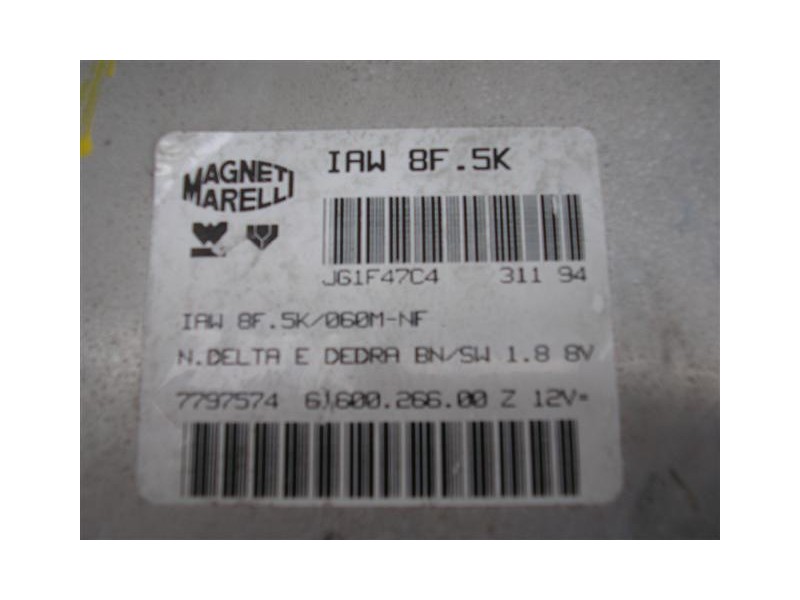 Recambio de centralita : lancia dedra : g-836a5.000 (100,64cv) [1995] para lancia dedra g-836a 5.000 referencia OEM IAM IAW-8F.5