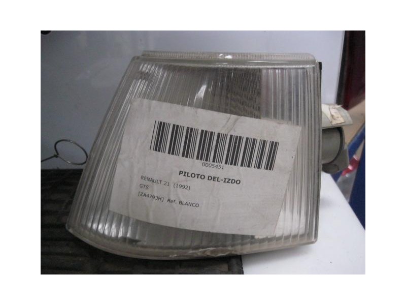 Recambio de piloto del. izq. : renault 21 : gts [1992] para renault 21 gts referencia OEM IAM BLANCO  