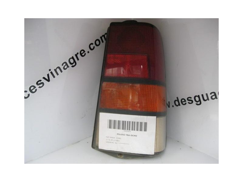 Recambio de piloto trasero dch. : fiat panda : 1.1 g-176b2.000 (54,4cv) 3p [1998] para fiat panda 1.1 g-176b2.000 referencia OEM