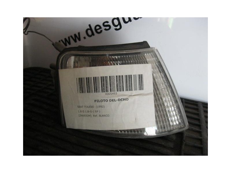 Recambio de piloto del-dcho : seat toledo : 5p- 1.8-g-(rp ) (88,4cv) [1992] para seat toledo 5p- 1.8-g-(rp ) referencia OEM IAM 