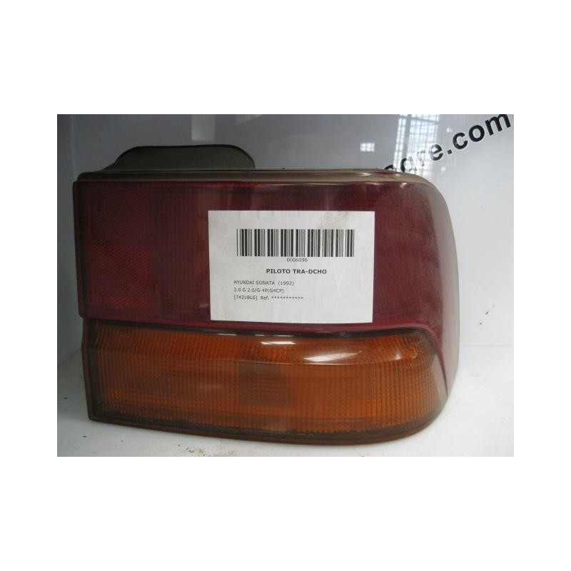Recambio de piloto trasero dch. : hyundai sonata : 2.0 g 2.0/g-4p(g4cp)(130,56cv) [1992] para hyundai sonata 2.0 g 2.0/g-4p(g4cp