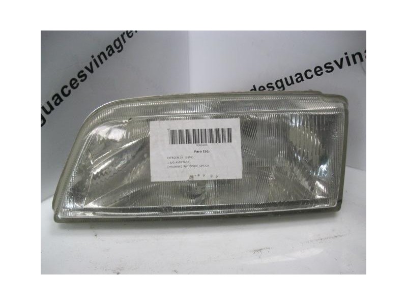 Recambio de faro izq. : citroen zx : 1.6g-d4a (88,4cv) aventage [1992] para citroen zx 1.6g-d4a aventage referencia OEM IAM DOBL