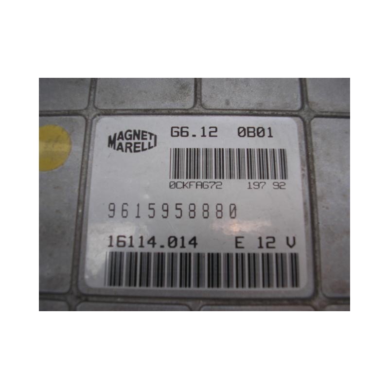 Recambio de centralita : citroen zx : 1.6g-d4a (88,4cv) aventage [1992] para citroen zx 1.6g-d4a aventage referencia OEM IAM 961