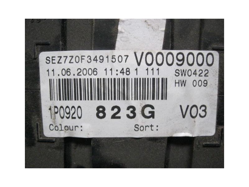 Recambio de cuadro instrumentos : seat leon : 1.9/tdi-pd-(bxe)-5p-105cv [2006] para seat leon 1.9/tdi-pd-(bxe)-5p-105cv referenc