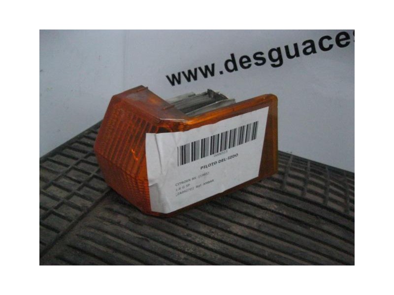 Recambio de piloto del. izq. : citroen bx : 1.6 g-171b (91,12cv) 5p [1985] para citroen bx 1.6 g-171b referencia OEM IAM AMBAR  