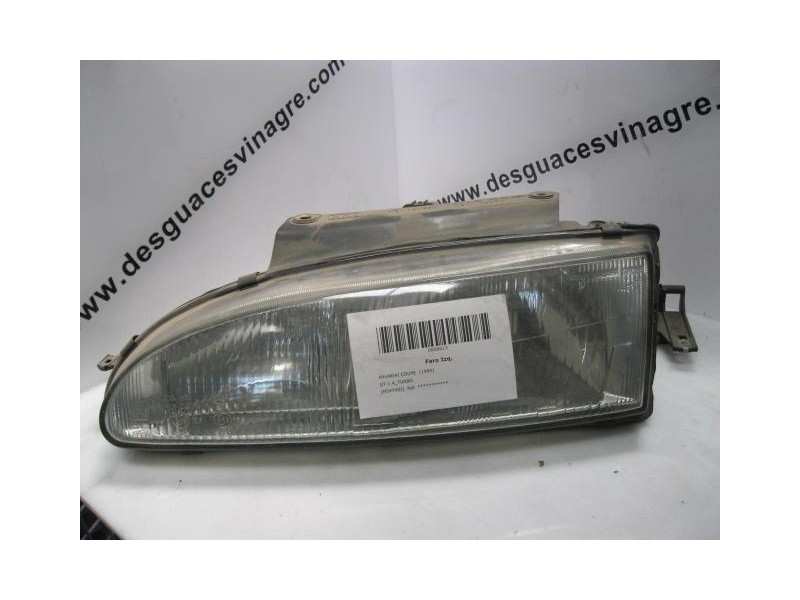 Recambio de faro izq. : hyundai coupe : t-1.4_turbo (88 cv) [1995] para hyundai coupe t- 1.4_turbo (88 cv) referencia OEM IAM   